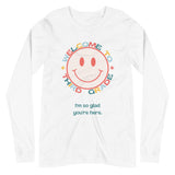 welcome to third grade smiley long sleeve tee