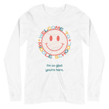 welcome to middle school smiley long sleeve tee