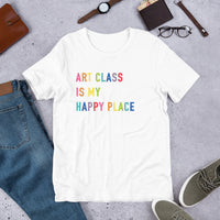 art class is my happy place tee