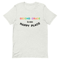 second grade is my happy place tee 2.0