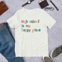 boho high school is my happy place tee