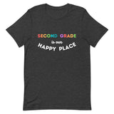 second grade is my happy place tee 2.0