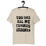 ~* PRINT ON FRONT *~ fave students tee