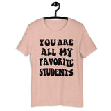 ~* PRINT ON FRONT *~ fave students tee