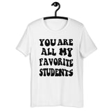 ~* PRINT ON FRONT *~ fave students tee