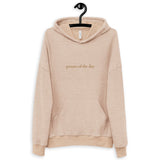 potato of the day embroidered fleece hoodie